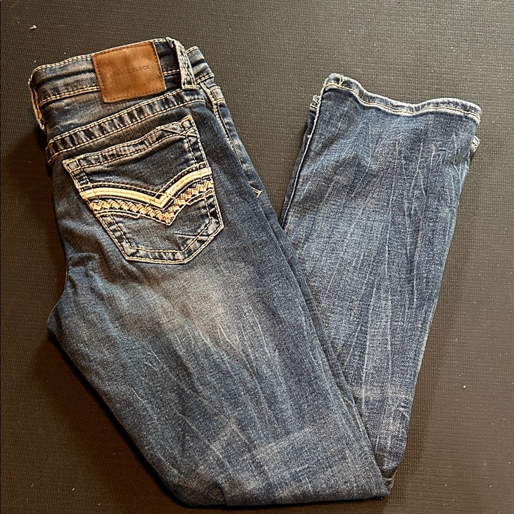 Boys buckle black fit 109 bootcut size 12
